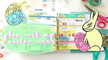 Plan With Me Easter week in my Cocoa Daisy Inserts | OhSoFawn