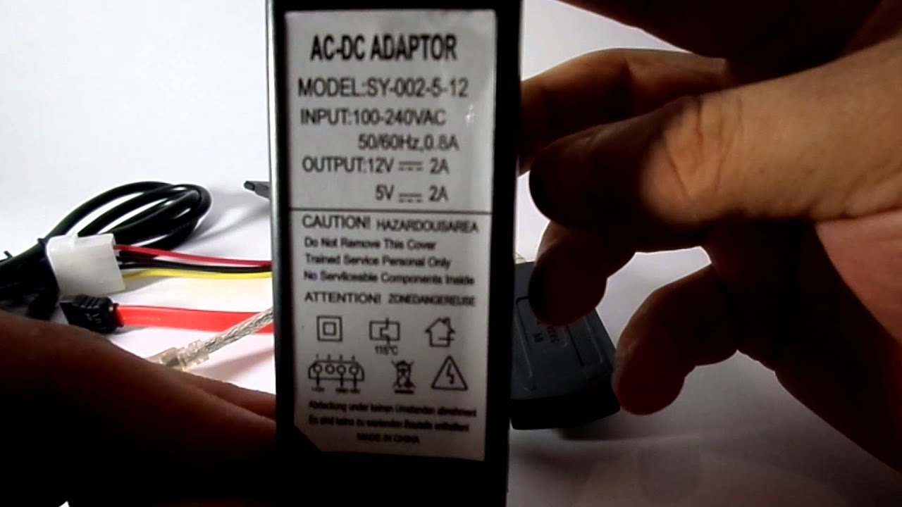 USB 2.0 переходник адаптер для жесткого диска SATA IDE 2,5\" 3,5\" - YouTube