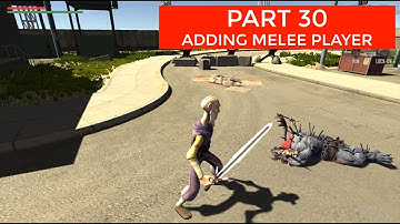 Melee Player And Sword Enemy With Invector #30 | Third Person Shooter Unity Complete Course