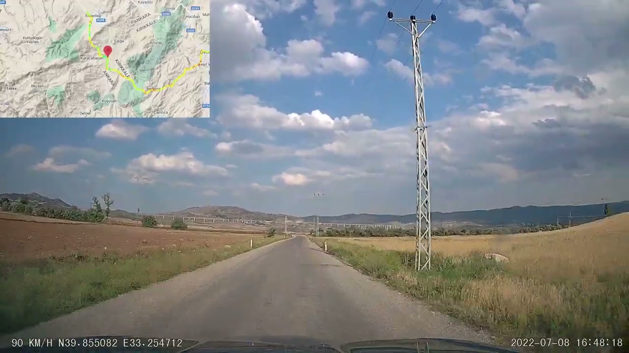 Ankara Elmadağ - Kırıkkale (Köy yollarından) Temmuz 2022 (Muğla Ordu 5/6)