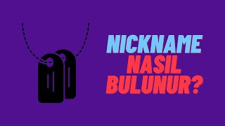 Takma İsim - Nickname Nasıl Bulunur? screenshot 3