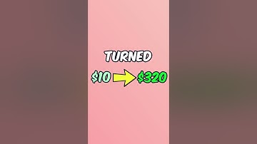 Day 6 Of Turning $10 Into $10,000 Using AI (+$360) #shorts