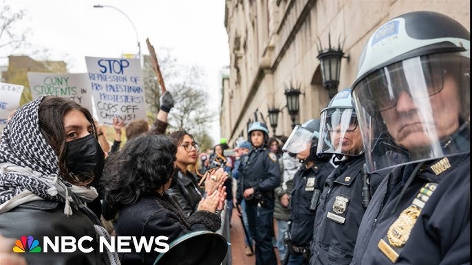 Nypd Arrests 108 Pro Palestinian Protesters At Columbia University