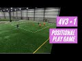 4v3+1 Positional Play Game
