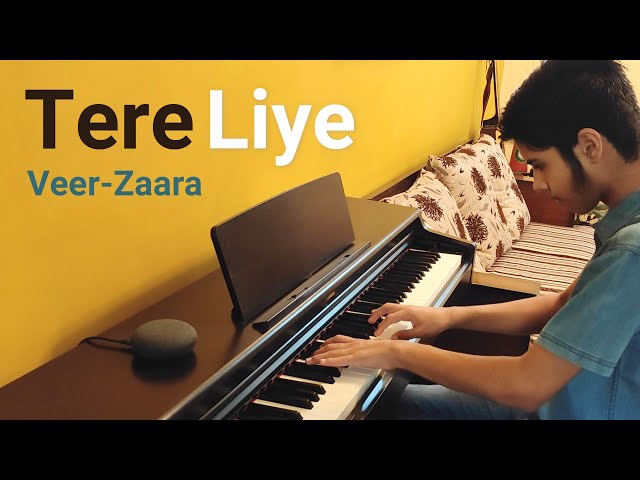 Tere Liye (Piano cover) - Bollywood film song from movie Veer-Zaara class=