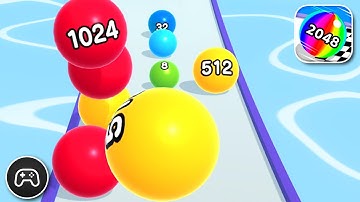 Ball Run 2048 - Gameplay Walkthrough Part 100 - Racing Game Levels 829-835 (iOS, Android)