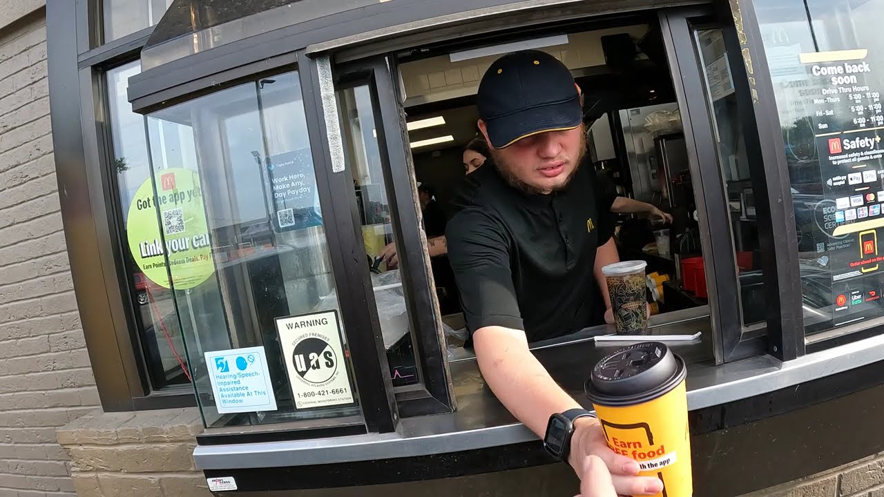 $2.11 McDonald's Drive Thru, Coffee, 5353 Northland Dr NE, Grand Rapids, Michigan, 27 Aug 2024, NGH