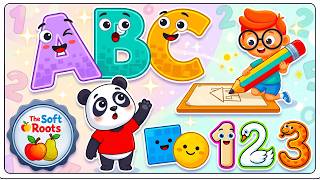 Preschool Learning activities for 3 year olds at home | Learn ABC Phonics Shapes Numbers Colors 🌈 screenshot 1