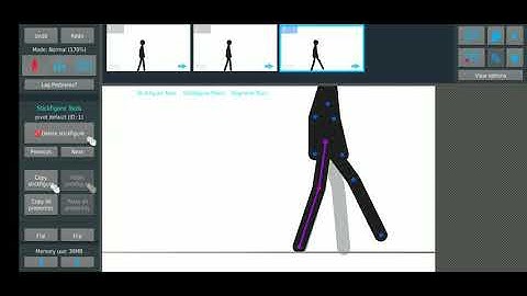 How to animate walk animation in stick nodes part 2