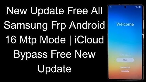 New Update Free All Samsung Frp Android 16 Mtp Mode | iCloud Bypass Free New Update | Google Chacha