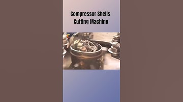 Compressor Scrap Recycling Cutter #shorts #motorrecycling #compressorshellcutter