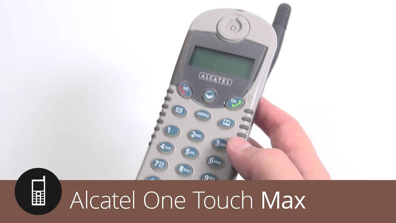 Retro: Alcatel One Touch Max - YouTube