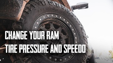 How to Change 4th gen Dodge Ram TPMS and Speedometer for Larger Tires| AEV Procal