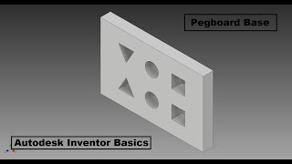 Autodesk Inventor Lesson 3 Pegboard