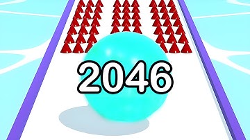 Ball Run 2048 Game All Levels Mobile Gameplay Android, iOS ( Levels 51-100)