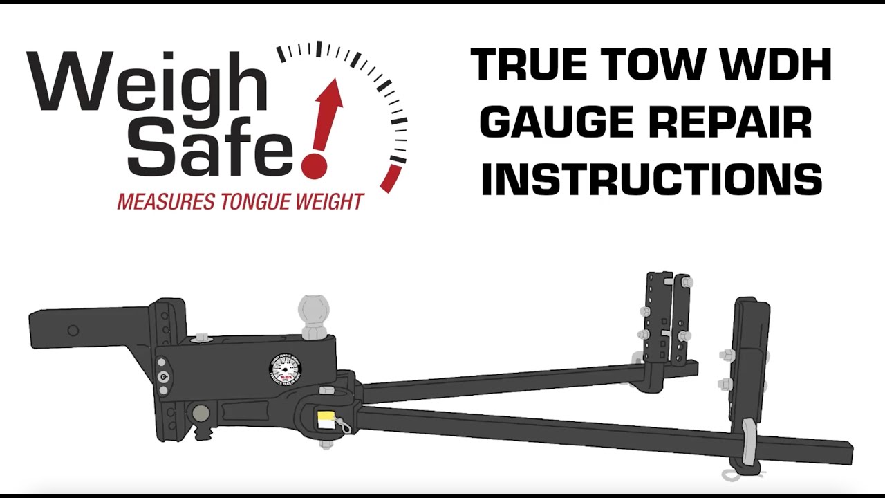 True Tow Weight Distribution Gauge Repair How To YouTube