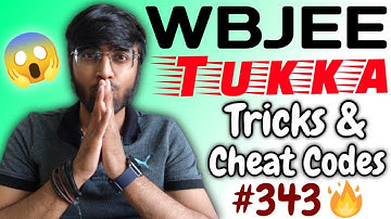 Intelligent Tricks for WBJEE 2022🔥🔥🔥| Tricks & Cheat Codes #343 [COMBO OFFER In Description]