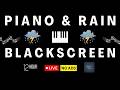 CALM RAIN Sounds for Sleeping | Sleep and Relaxation | Nature Sounds | Dark Screen | Black Screen