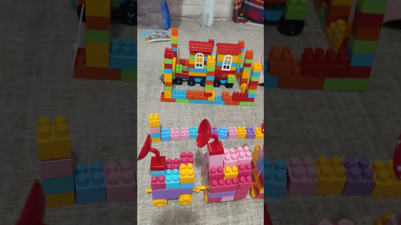 bugün legolarla ev araba yaptık kiminki daha güzelse yorumlara yazın❤️