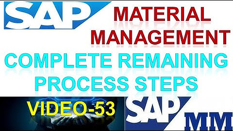 How to Configure Purchase order Remaining Process Steps in Material Management Sap | DK TECHNOLOGIES