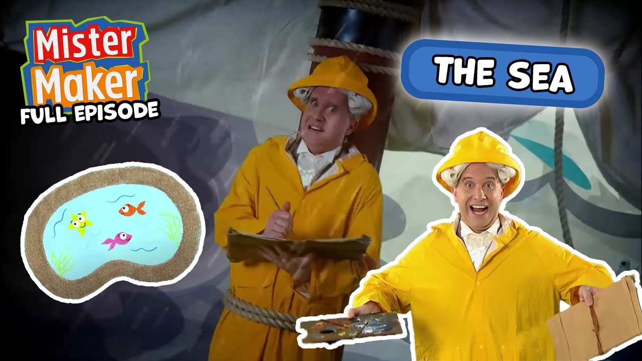 The Sea! | Mister Maker's Arty Party | ZeeKay Junior