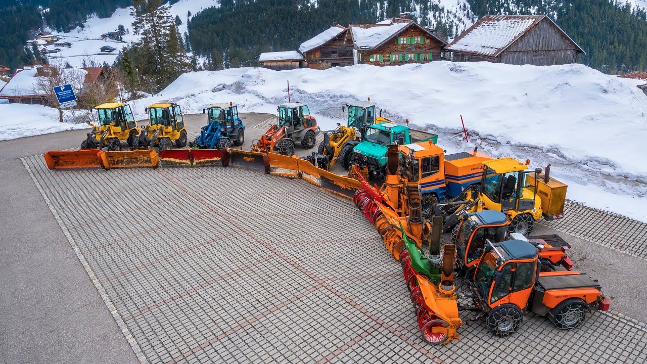Kommunaltechnik Bantel Winter Geräte Shooting März 2019