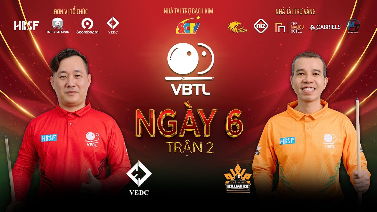 VEDC VS THẾ GIỚI BILLIARDS | TRẬN 2 | NGÀY 6 | VBTL SEASON 1 2025