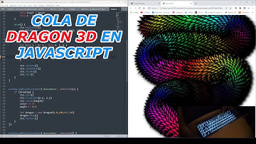 Cola de DRAGON 3D en JAVASCRIPT (COMO hacer SISTEMA de PARTICULAS) - ASMR Programming