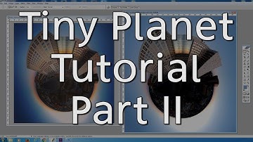 Tiny Planet Tutorial Part II DJI Spark Mavic Microsoft ICE Photoshop Bing Err HD