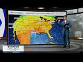 Dry stretch continues with warming temps for remainder of week