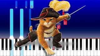 Puss in Boots 2 - Por Que te Vas (Piano Tutorial)