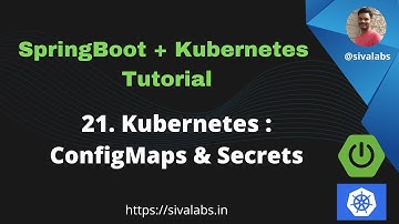 Spring Boot + Kubernetes Tutorial Series - Part 21 : Kubernetes : ConfigMaps and Secrets