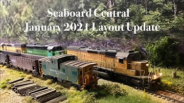 Seaboard Central January 2021 Layout Update