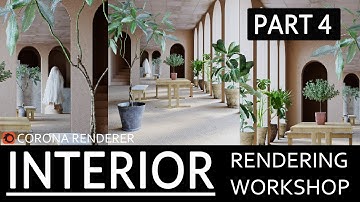 3dsMax Interior Rendering Tutorial (Best Corona Render) 04