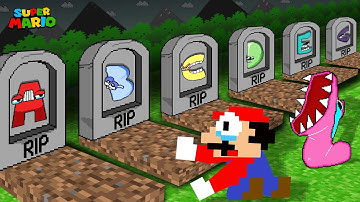 Mario R.I.P All Alphabet Lore (A - Z...) Sorry All Alphabet Lore...Please Comeback | Game Animation