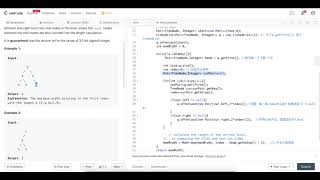 leetcode662. Maximum Width of Binary Tree-java-BFS