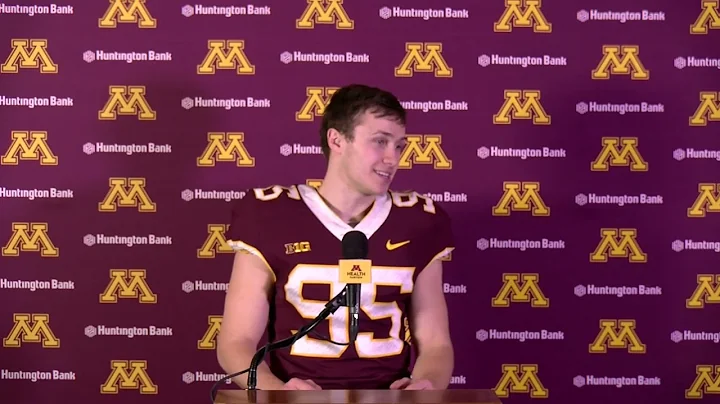 2022 Gophers Spring Game Press Conference: Kicker ...