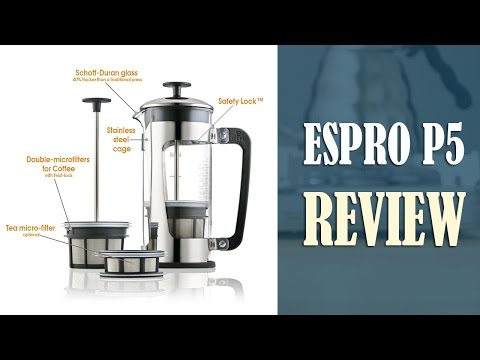 Espro P5 - French Press Coffee Maker with Thick & Durable Glass