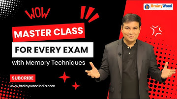 Master Class for Every Exam with Memory Techniques by Dr. Vinod Sharma (Memory King)