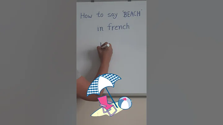 How to say BEACH in French - Learn French - Onward Academy |        #fyp #shorts #viral     #foryou