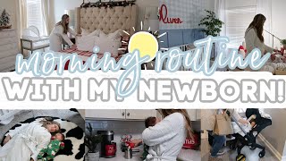 MORNING ROUTINE WITH A NEWBORN! | EARLY + PRODUCTIVE DAILY MOM ROUTINE | MOM LIFE | Lauren Yarbrough