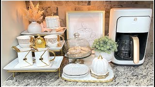 Decorate With Me | Fall Coffee Bar | How To Set Up A Coffee Bar