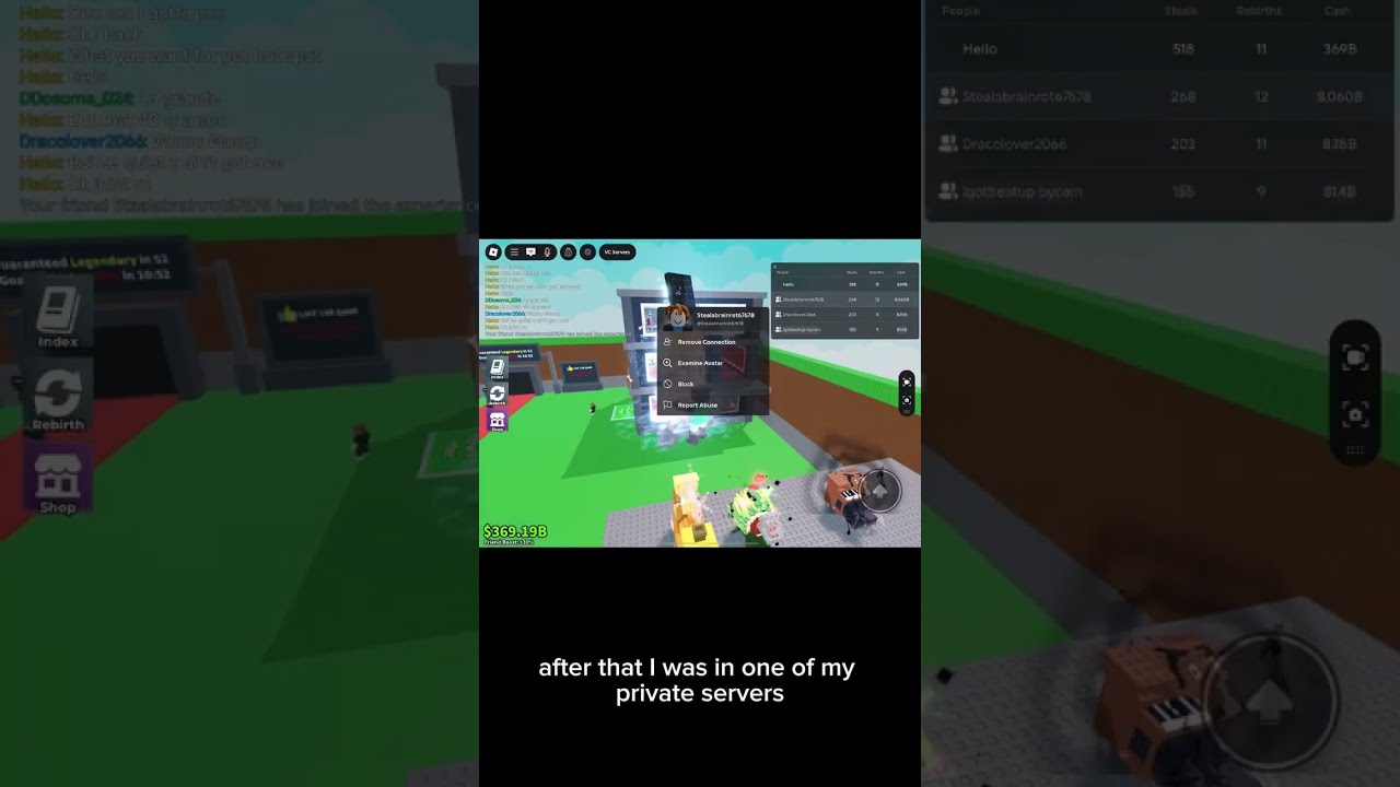 Stealing POT HOTSPOT Roblox Italianbrainrot Stealabrainrot Steal Viral Viralsubscribe Fyp
