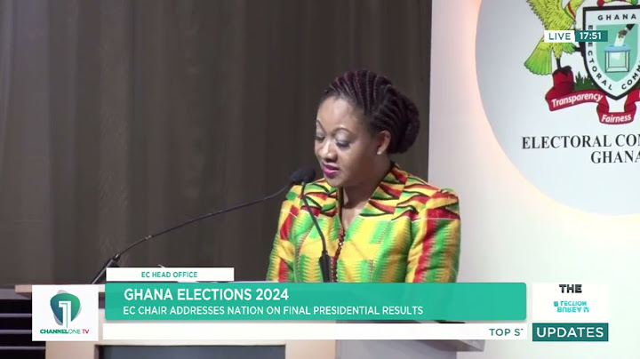 EC Chair Jean Mensa Declares John Dramani Mahama President-Elect | Full Speech #GhanaPolls2024