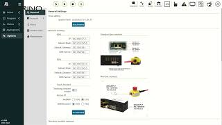 FR Robot network configuration