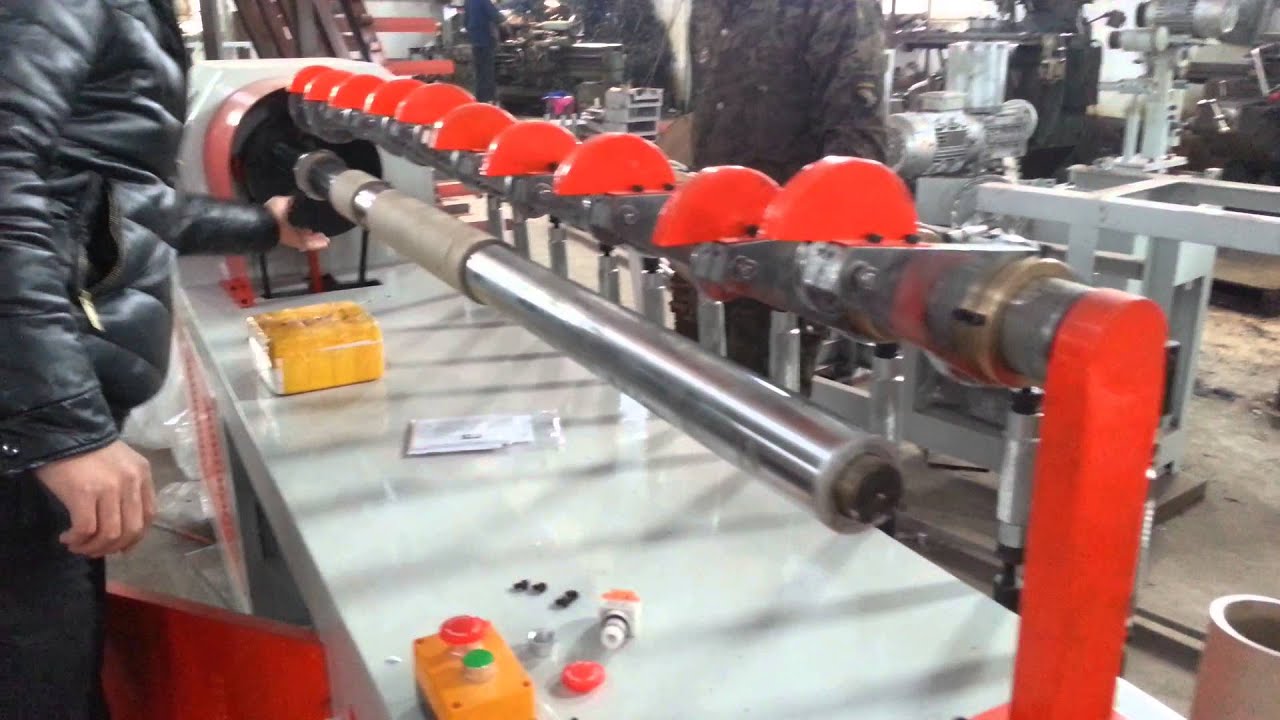CFQG Multi blades Paper Tube Cutting Machine 20150131 YouTube