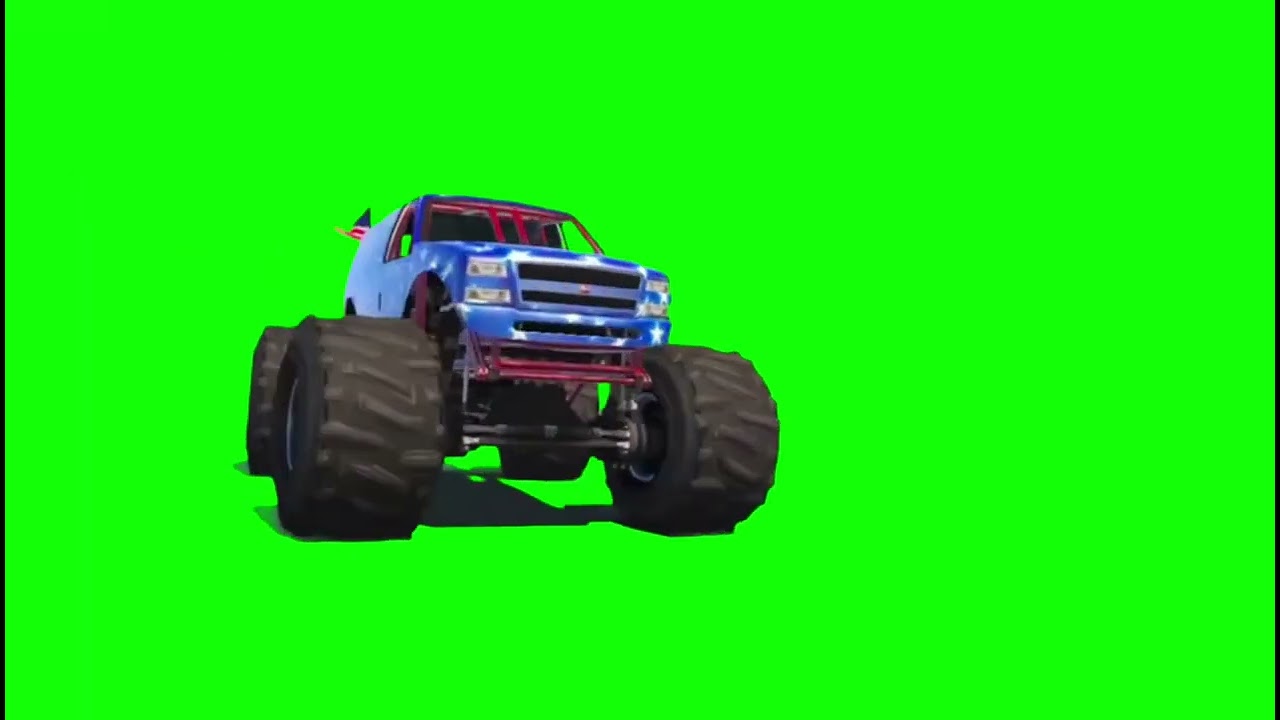 Bigfoot Firestone monster truck with american flag 