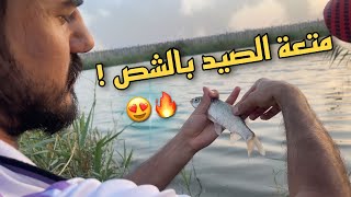 صيد انواع السمك في البصرة 🔥الصيد بالشص اجواء عالمية