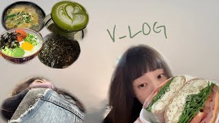 개강 일주일 전. 나의 마음 근력 ☁️. 시험 기간 V-LOG