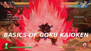 Dragon Ball FighterZ - Basics of Base Goku's Kaioken